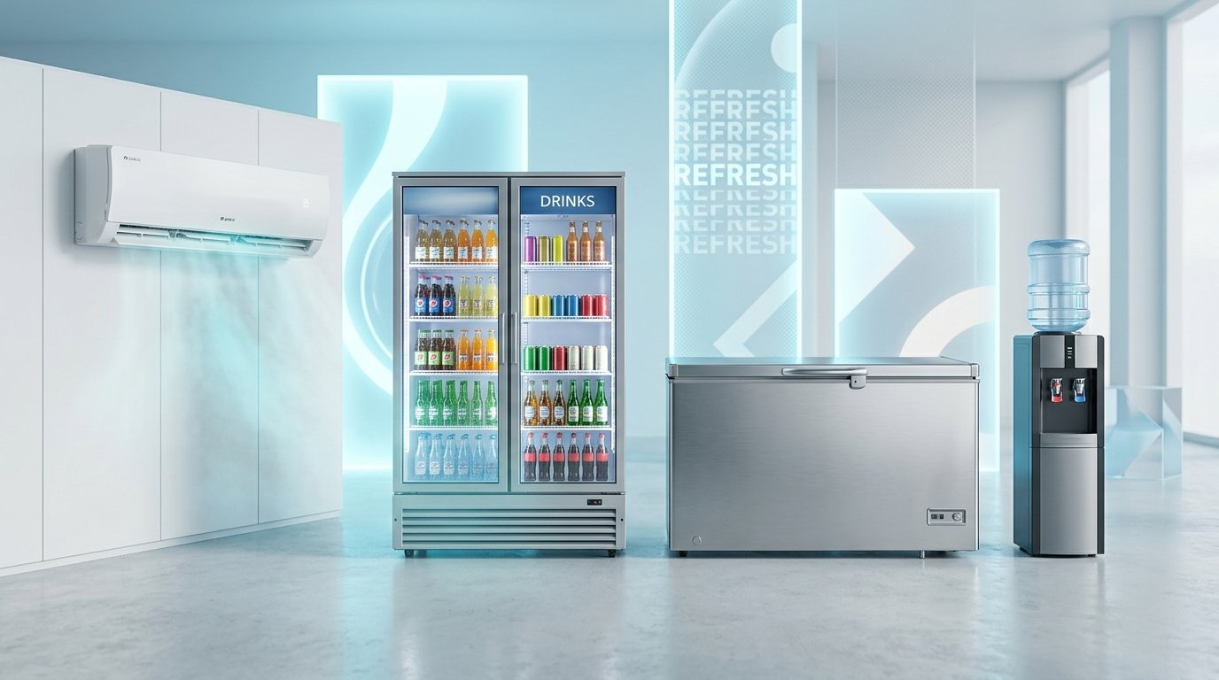 Air Conditioners, Deep Freezers, Visi Coolers, and Water Coolers by Amit Marketing